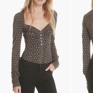 Free People Kissin' Kate Floral top